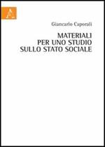 Materiali per uno studio sullo stato sociale