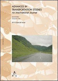 Advances in transportation studies. Special issue 2012 - copertina