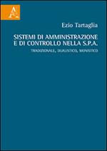 Sistemi di amministrazione e di controllo nella Spa. Tradizionale, dualistico, monistico