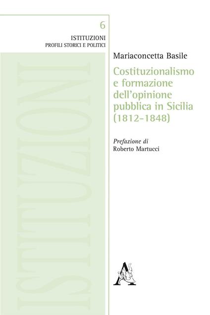 Costituzionalismo e formazione dell'opinione pubblica in Sicilia (1812-1848) - Mariaconcetta Basile - copertina