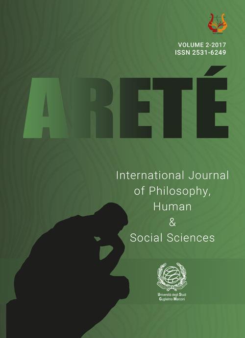 Areté. International journal of philosophy, human & social sciences (2017). Vol. 2 - copertina