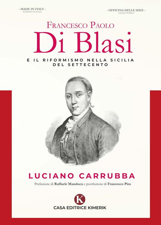 Francesco Paolo Di Blasi e il riformismo nella Sicilia del Settecento - Luciano Carrubba - copertina