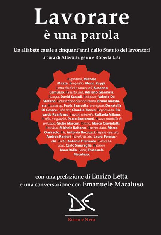 Lavorare è una parola. Un alfabeto corale a cinquant'anni dallo Statuto dei lavoratori - copertina