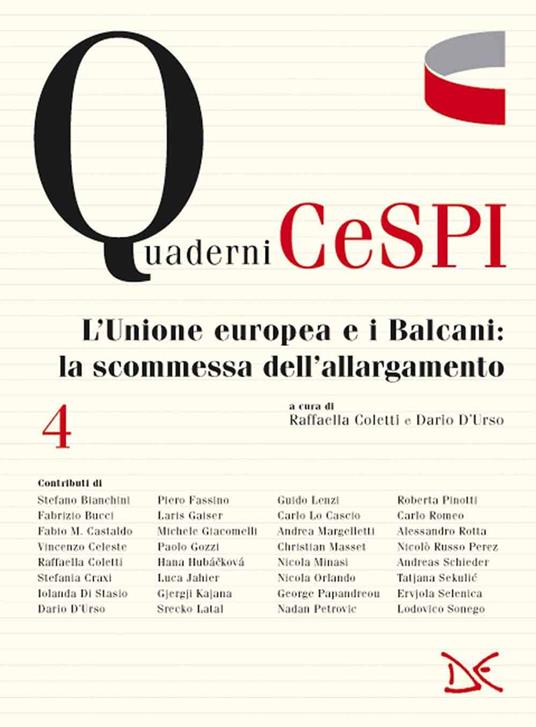 L' Unione Europea e i Balcani: la scommessa dell'allargamento - copertina