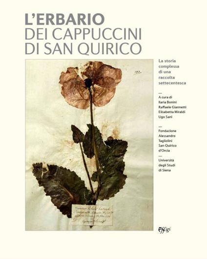 L' erbario dei cappuccini di San Quirico - copertina