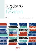 Registro delle lezioni. Vol. 13