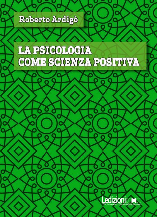 La psicologia come scienza positiva - Roberto Ardigò - copertina