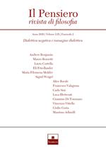 Il pensiero. Rivista di filosofia (2020). Vol. 59/2: Dialettica negativa e immagine dialettica