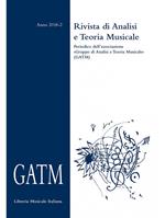 GATM. Rivista di analisi e teoria musicale (2018). Vol. 2