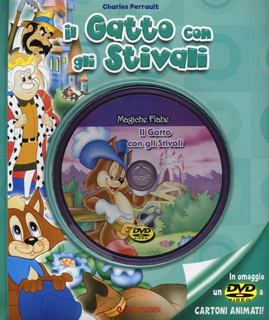 Il gatto con gli stivali. Ediz. illustrata. Con DVD - Charles Perrault - copertina