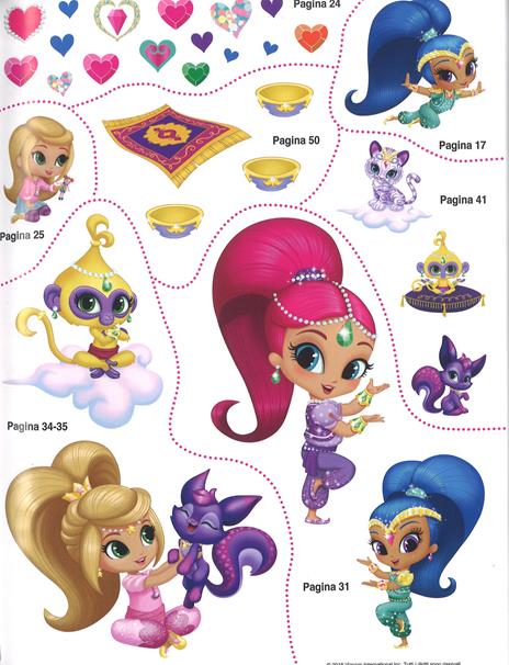 1000 stickers. Giochi, stickers e attività. Shimmer & Shine. Con adesivi. Ediz. a colori - 2