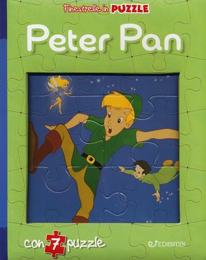 Peter Pan. Finestrelle in puzzle. Ediz. a colori - Claudio Cernuschi - copertina