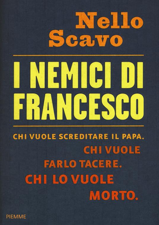 I nemici di Francesco - Nello Scavo - copertina