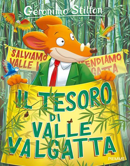 Il tesoro di Valle Valgatta. Ediz. illustrata - Geronimo Stilton - copertina