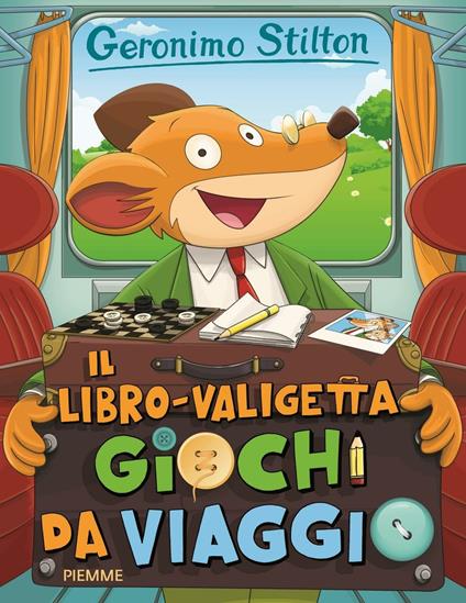 Il libro-valigetta giochi da viaggio. Ediz. illustrata - Geronimo Stilton - copertina