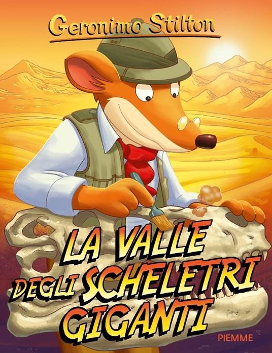 La valle degli scheletri giganti - Geronimo Stilton - copertina