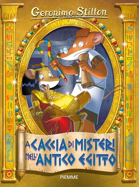 A caccia di misteri nell'antico Egitto - Geronimo Stilton - copertina