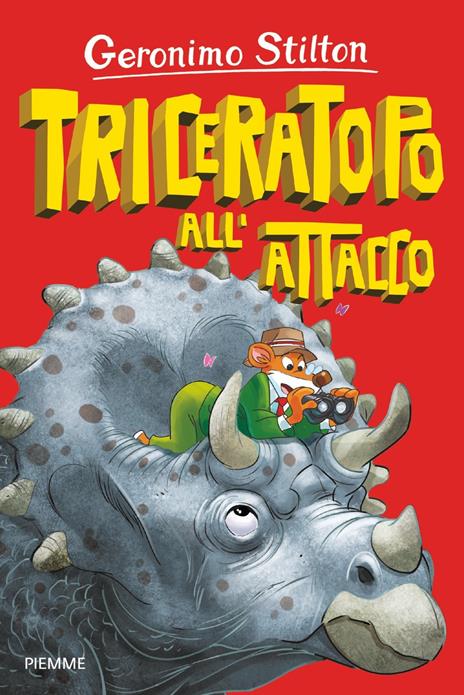 Triceratopo all'attacco - Geronimo Stilton - copertina
