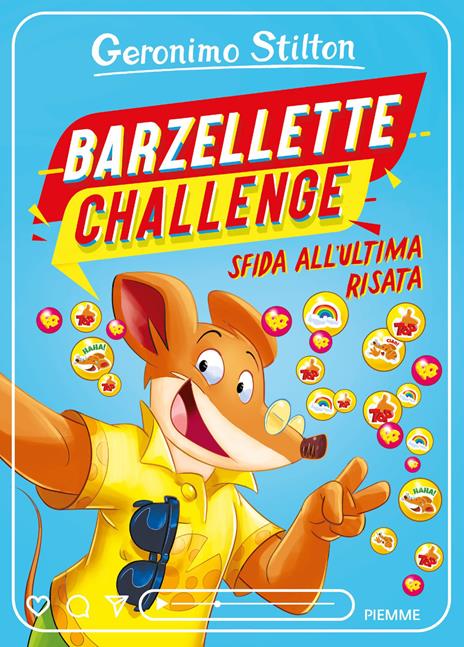 Barzellette challenge. Sfida all'ultima risata - Geronimo Stilton - copertina