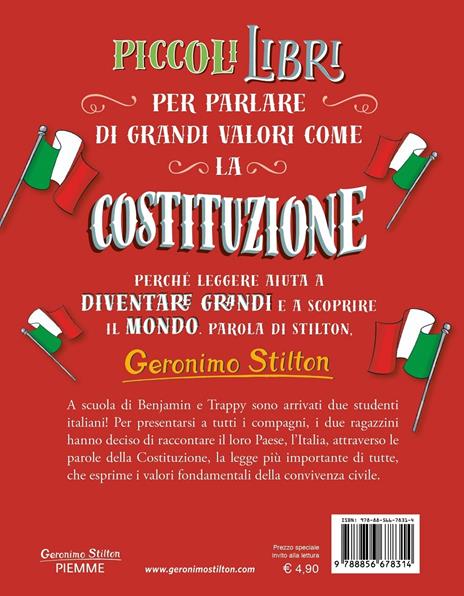 Il piccolo libro della Costituzione - Geronimo Stilton - Libro - Piemme 