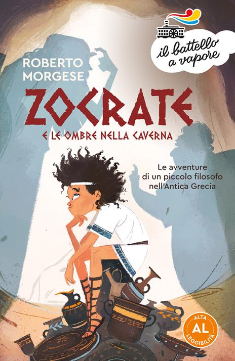 Zocrate e le ombre nella caverna. Ediz. ad alta leggibilità - Roberto Morgese - copertina