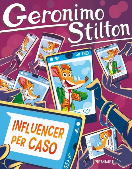 Influencer per caso - Geronimo Stilton - copertina