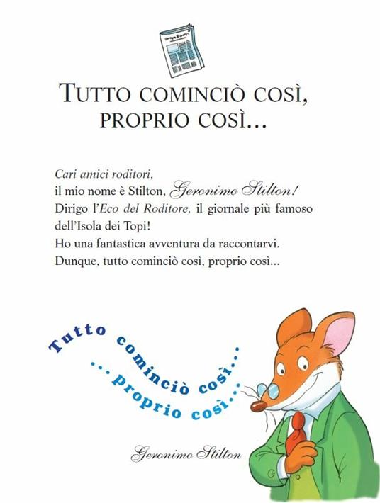 GERONIMO STILTON NEL REGNO DELLA FANTASIA - Il Rossetti