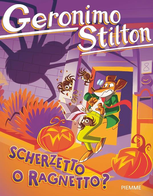 Scherzetto o ragnetto? - Geronimo Stilton - copertina