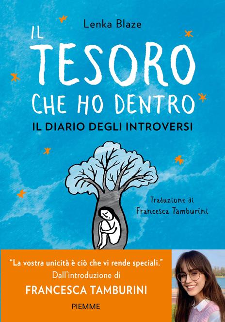 Il tesoro che ho dentro- Il diario degli introversi - Lenka Blaze - copertina