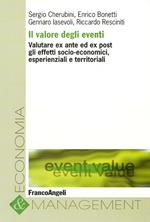 Il valore degli eventi. Valutare ex ante ed ex post gli effetti socio-economici, esperienziali e territoriali