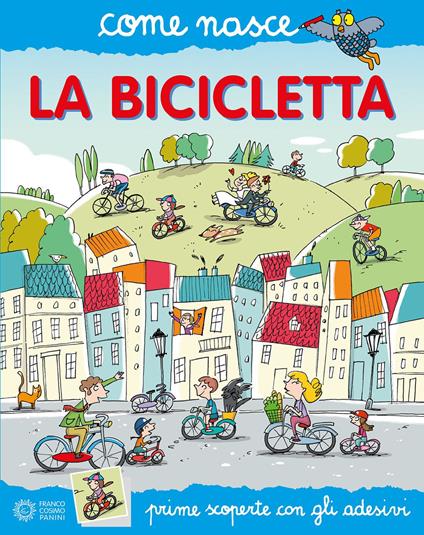 La bicicletta. Con adesivi - Elisa Mazzoli,Francesca Carabelli - copertina