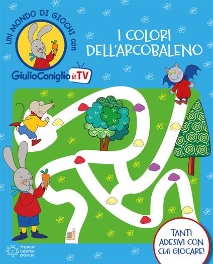 I colori dell'arcobaleno. Con adesivi. Ediz. a colori - Nicoletta Costa - copertina