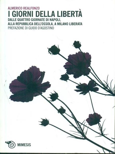 I giorni della libertà. Dalle quattro giornate di Napoli, alla Repubblica dell'Ossola, a Milano liberata - Almerico Realfonzo - copertina