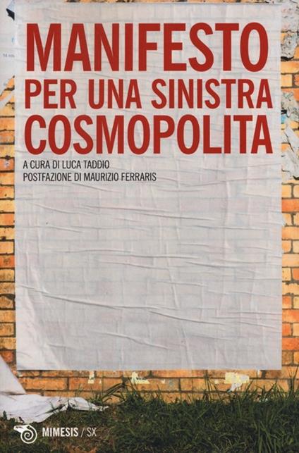 Manifesto per una sinistra cosmopolita - copertina