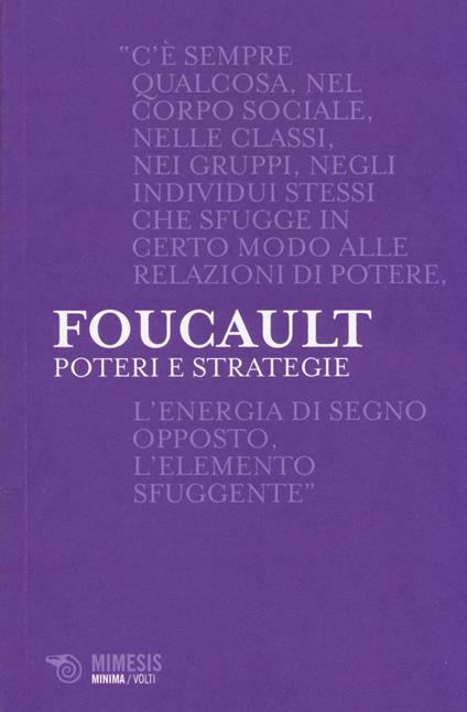 Poteri e strategie - Michel Foucault - copertina