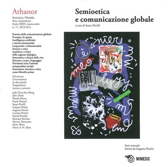 Athanor (2014). Vol. 17: Semioetica e comunicazione globale. - copertina