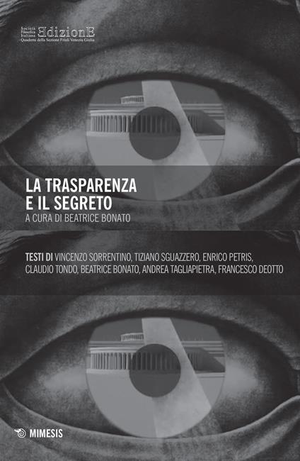 La trasparenza e il segreto - copertina