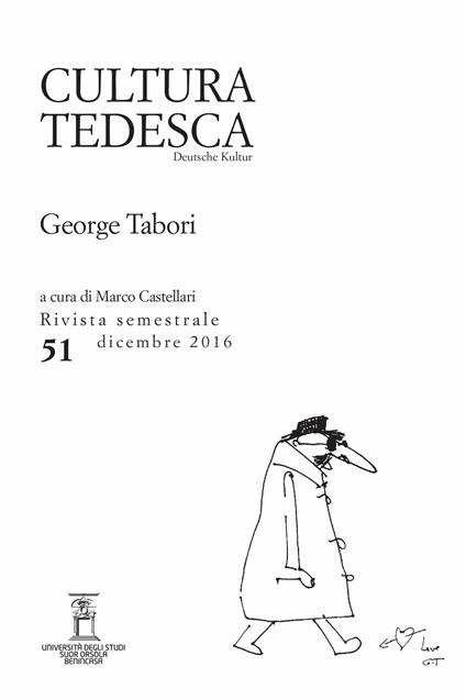 Cultura tedesca (2016). Vol. 51: George Tabori - copertina