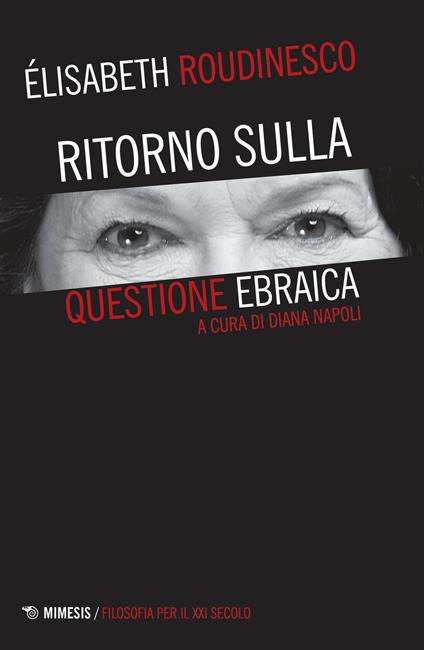 Ritorno sulla questione ebraica - Élisabeth Roudinesco - copertina