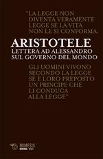 Lettere ad Alessandro sul governo del mondo