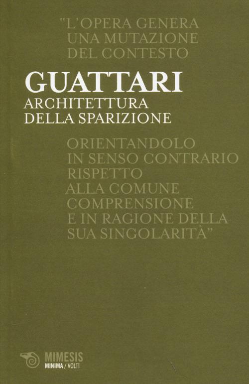 Architettura della sparizione - Félix Guattari - ebook