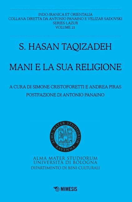 Mani e la sua religione - Hasan Taqizadeh - copertina