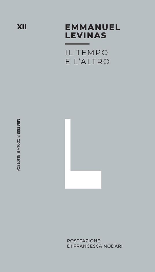 Il tempo e l'altro - Emmanuel Lévinas - copertina