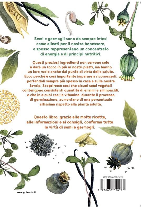 In salute con semi e germogli. Dall'aneto alla zucca, tisane, ricette e consigli per il benessere quotidiano - Simona Recanatini - 10