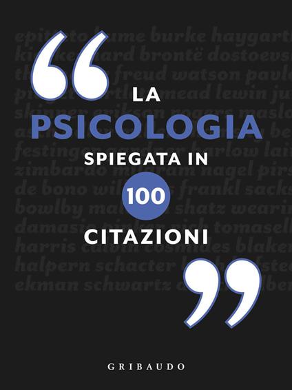 La psicologia spiegata in 100 citazioni - copertina