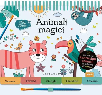 Animali magici. Ediz. a colori. Ediz. a spirale. Con gadget - copertina