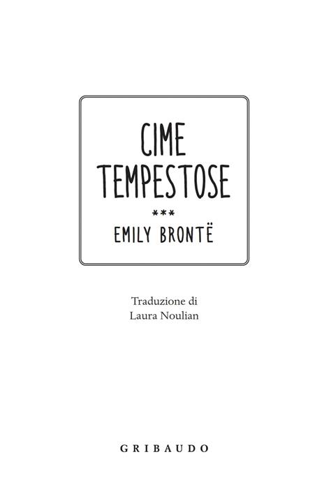 Cime tempestose - Emily Brontë - 2