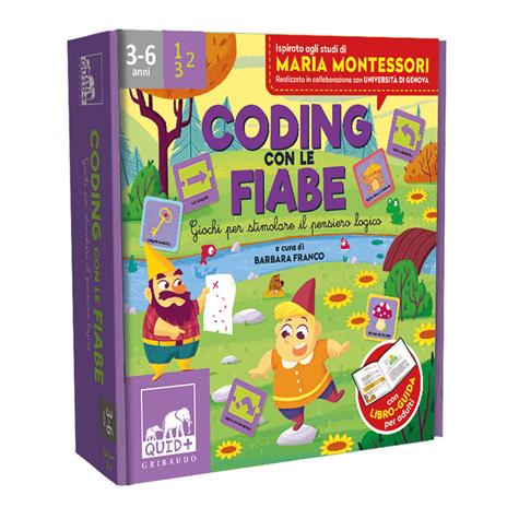 Coding con le fiabe. Giochi per stimolare il pensiero logico. Ediz. a colori. Con 48 carte. Con tappeto gioco - Barbara Franco - copertina