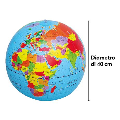 SCOPRIAMO IL MONDO LIBRO+ MAPPAMONDO GONFIABILE + 52 CARTE