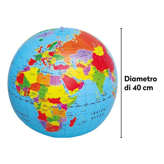 Mappamondo Gonfiabile da 37 cm